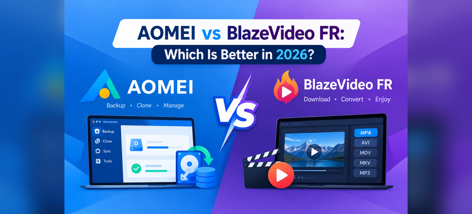 AOMEI vs BlazeVideo FR: Which Is Better in 2026?