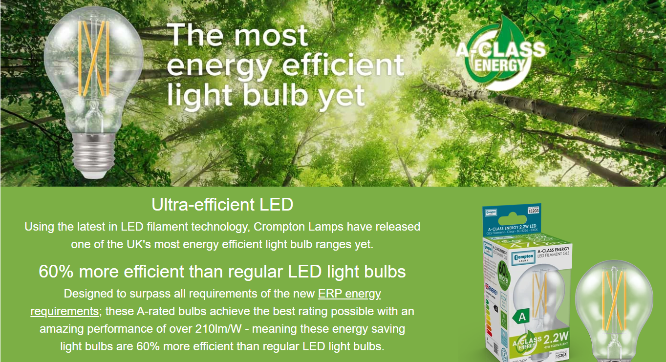 Lightbulbs Direct discount codes and special deals on energy-saving LED light bulbs