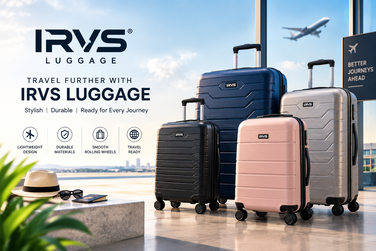 Irv's Luggage online store featuring premium luggage, suitcases, travel backpacks, packing organizers, and travel accessories.