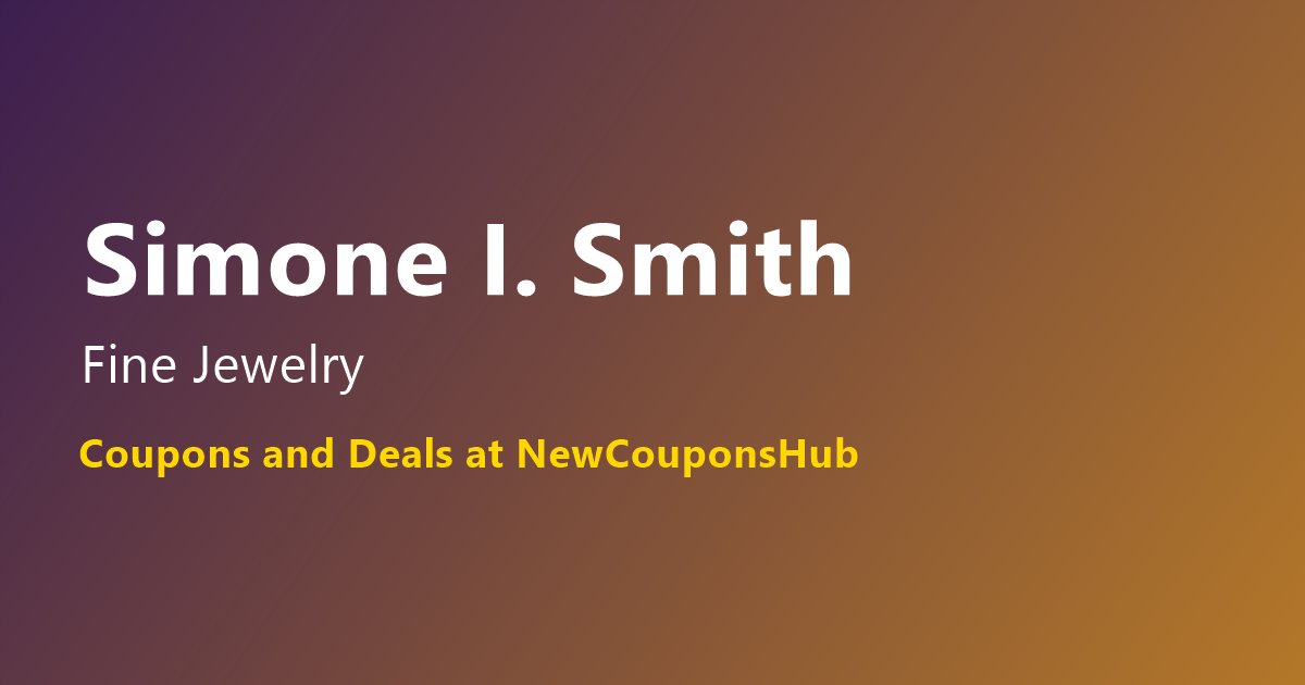 Simone I. Smith fine jewelry